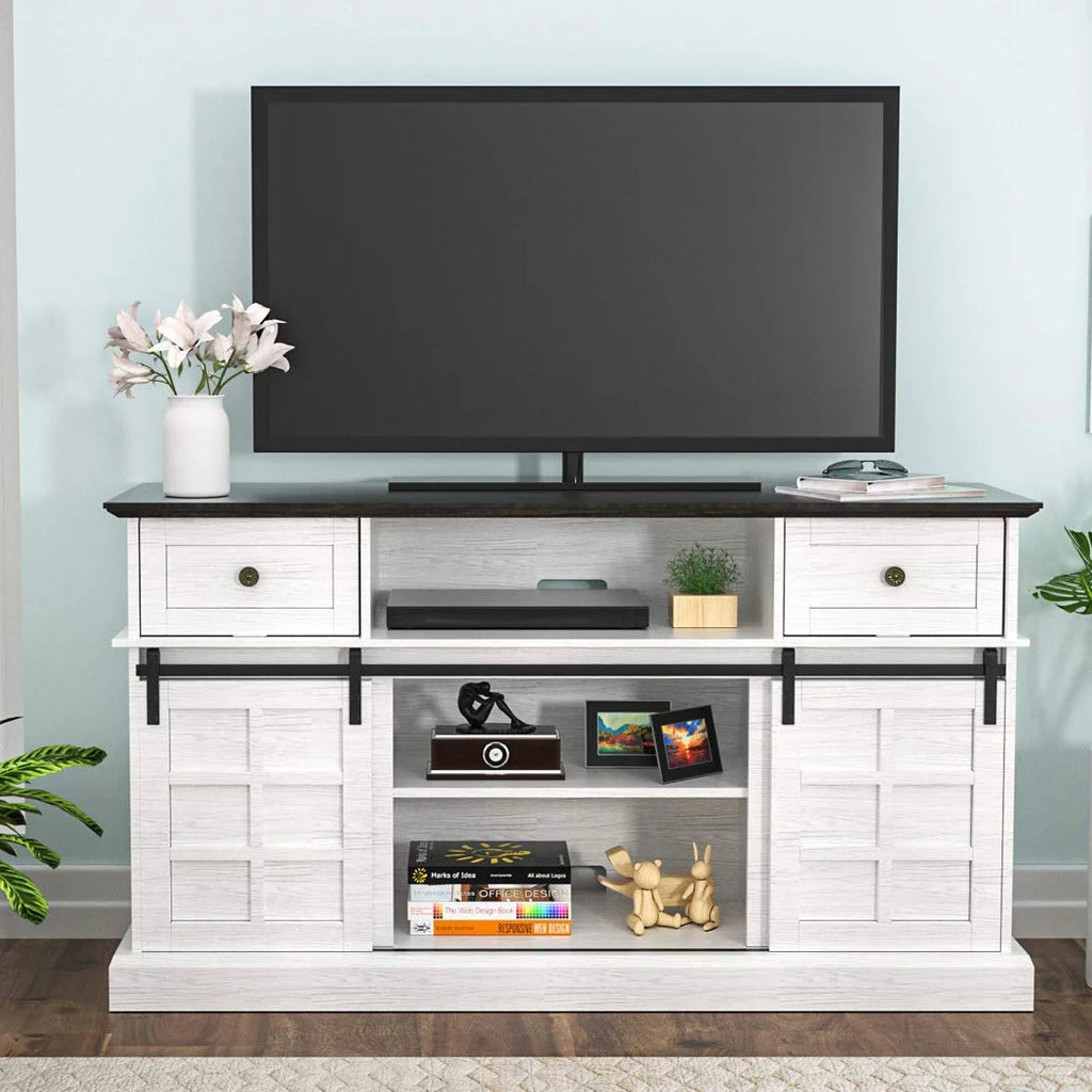 White TV Stand N6287