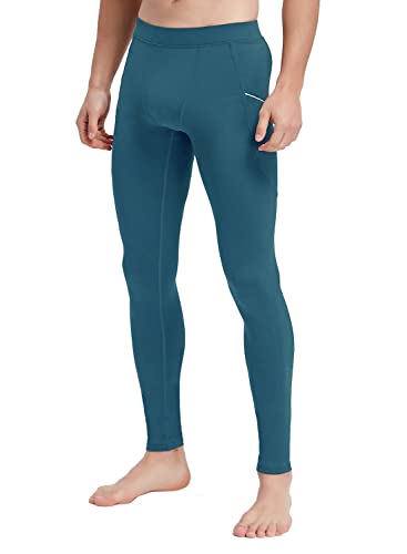 Men's Yoga Leggings Pants with Pockets Quick Dry A464655