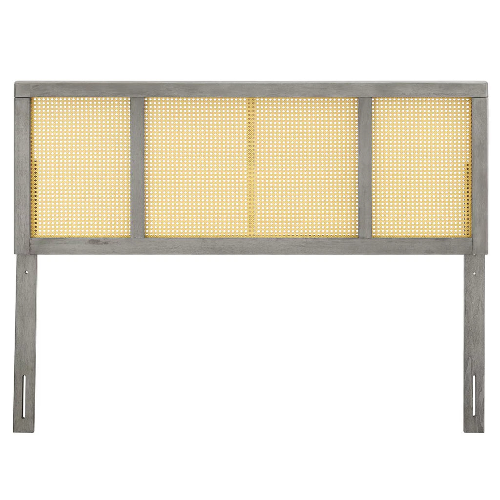 Full Size Grey Wood Headboard A8017