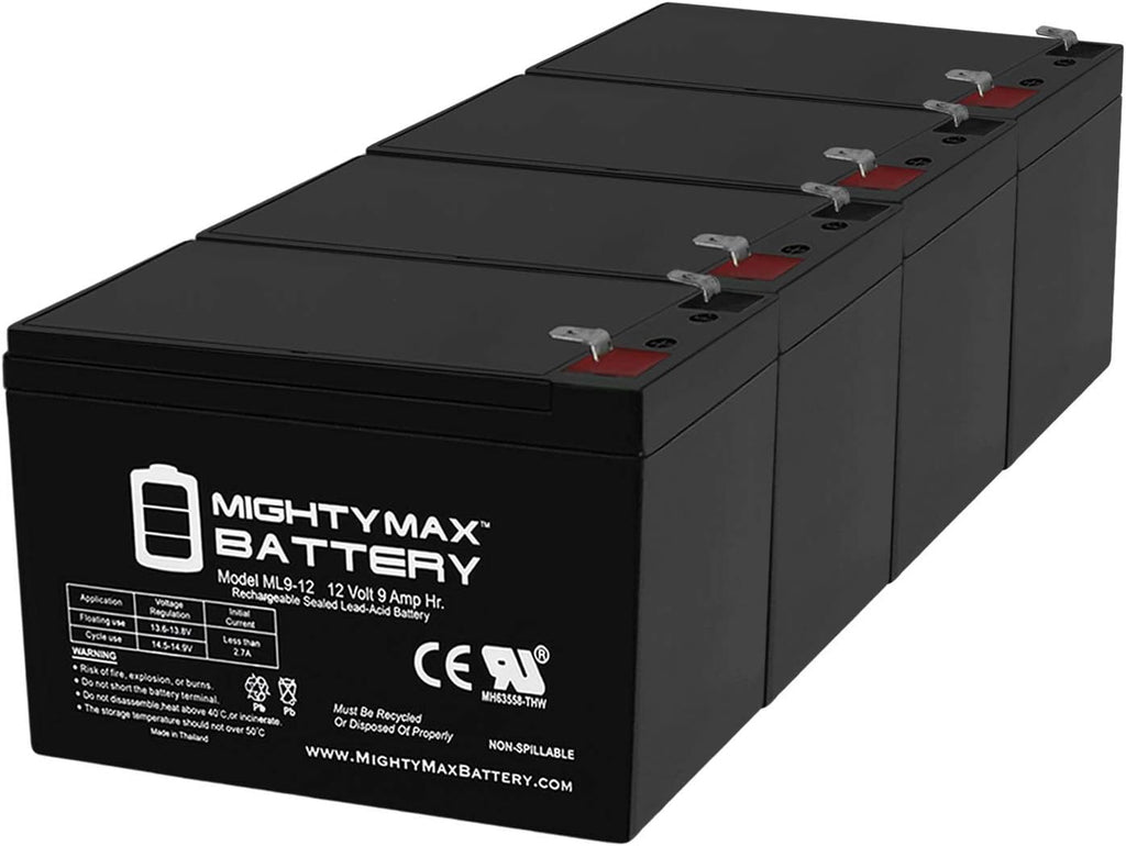 12 Volt 9 AH SLA Battery - Pack of 8 O149227