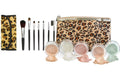 Beige Leopard Makeup Brush Set O48293