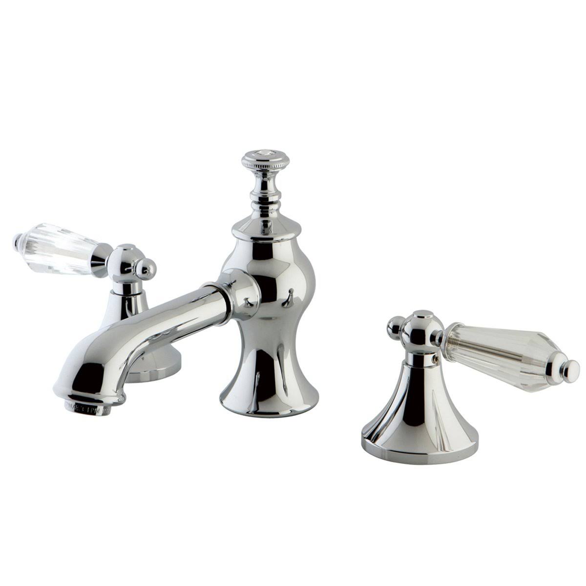 Oil Rubbed Bronze Widespread Lavatory Faucet with Brass Pop-Up D588732