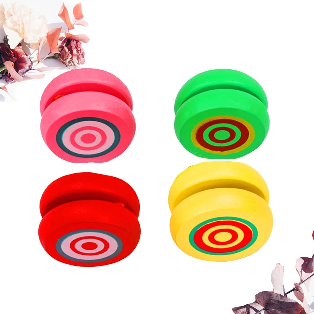 4pcs Wooden Educational Yoyo Toy C845996