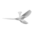 52 Ceiling Fan with Brushed Aluminum Blades and White Finish with LED H182