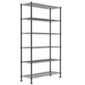 6 Wire Shelving Steel Storage Rack Adjustable Unit Shelves K8753