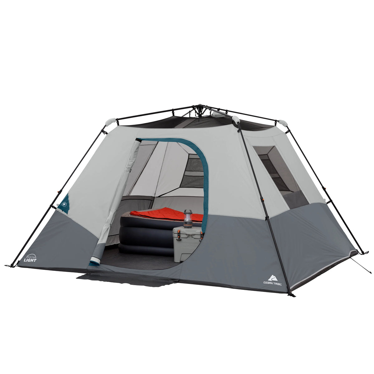 6-Person Instant Cabin Tent with LED Light U546379