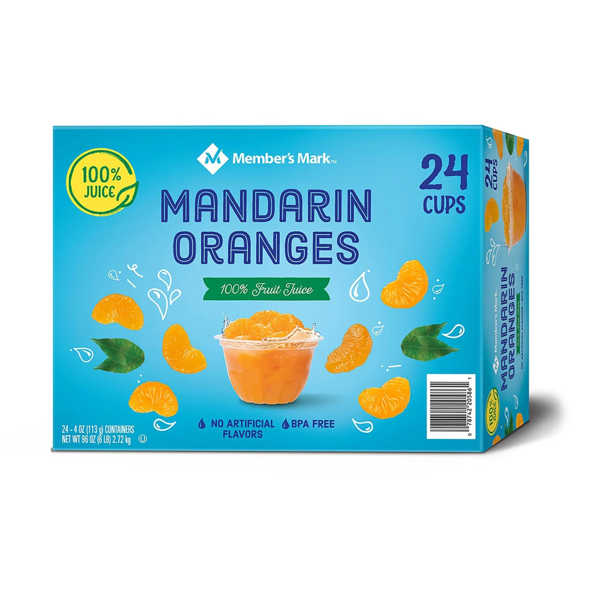 Mandarin Oranges 4 Oz. 24 Ct. I1746