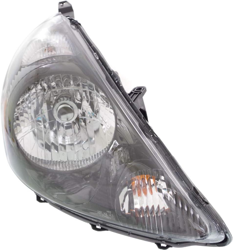 Black Passenger Side Headlight T9846