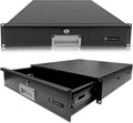 2U Universal Rack Mount Storage Drawer with Lock and Keys C845