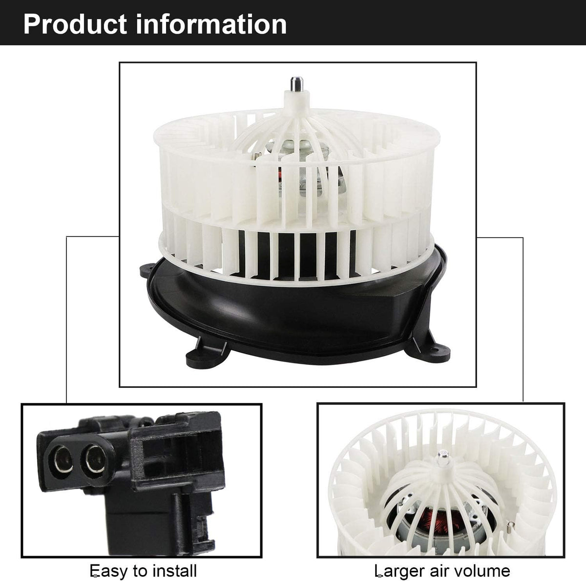 HVAC Blower Motor Fan Cage Assembly S744
