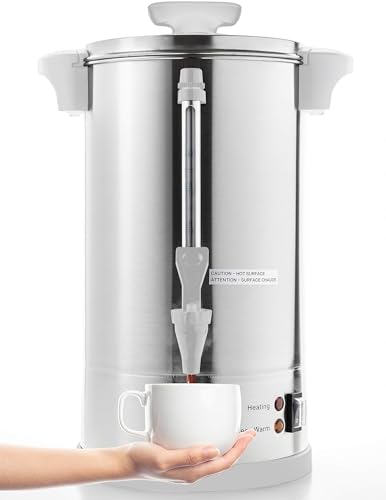 Commercial Grade Stainless Steel Coffee Maker Hot Water Urn W295215