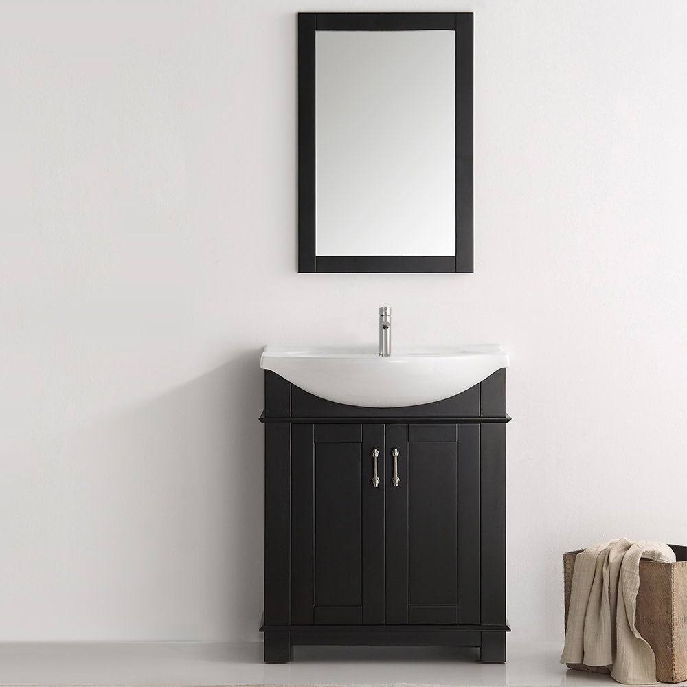 Gray Traditional Bathroom Vanity Z655375