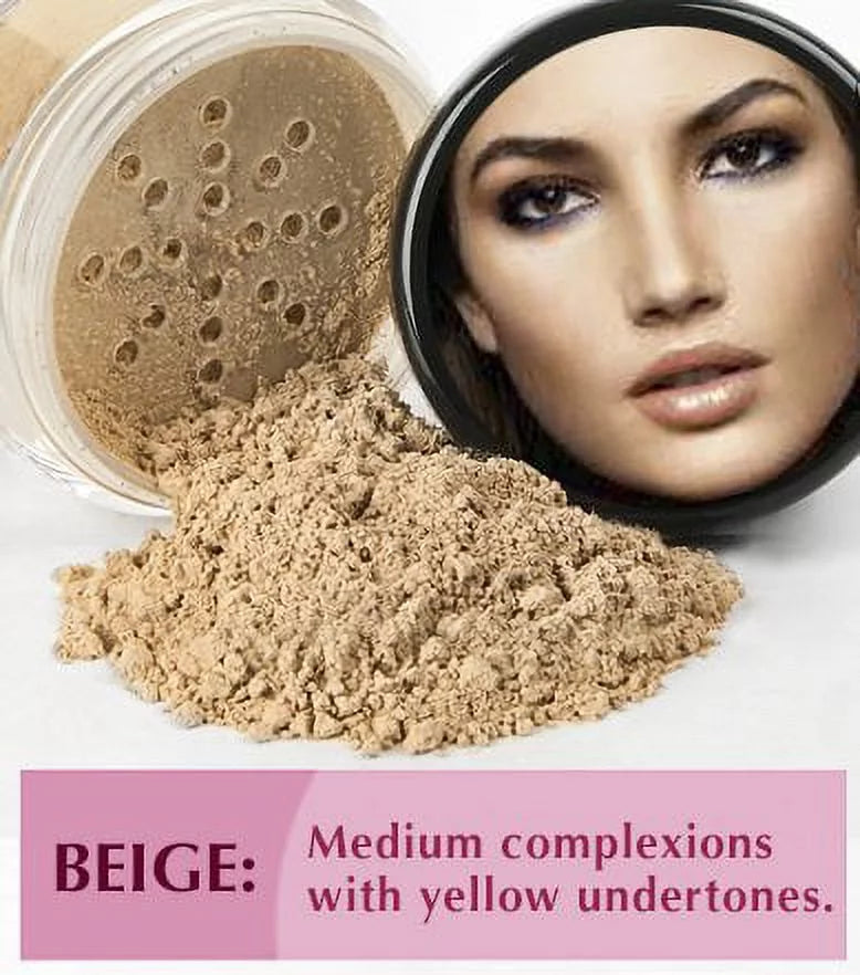 Beige Leopard Makeup Brush Set O48293