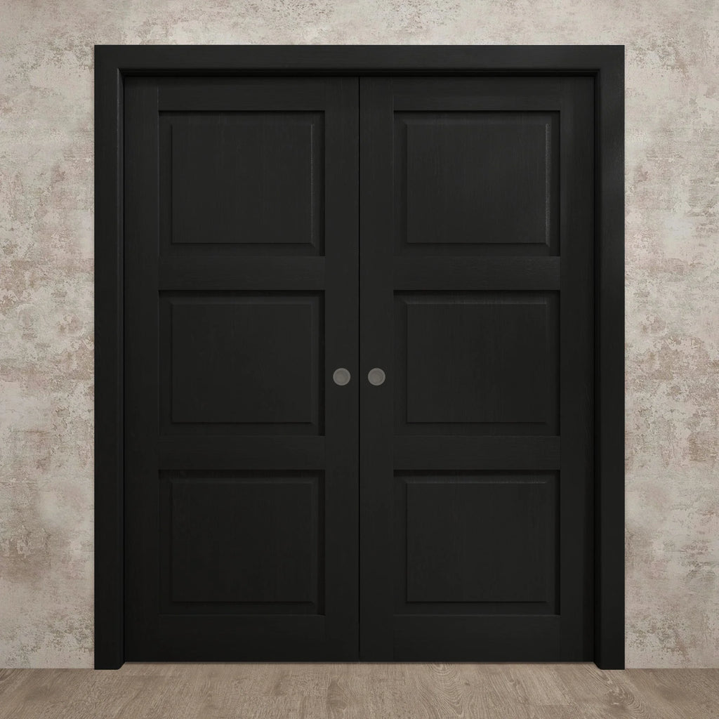 Solid Wood Double Pocket Doors 36 x 80 inches H30951
