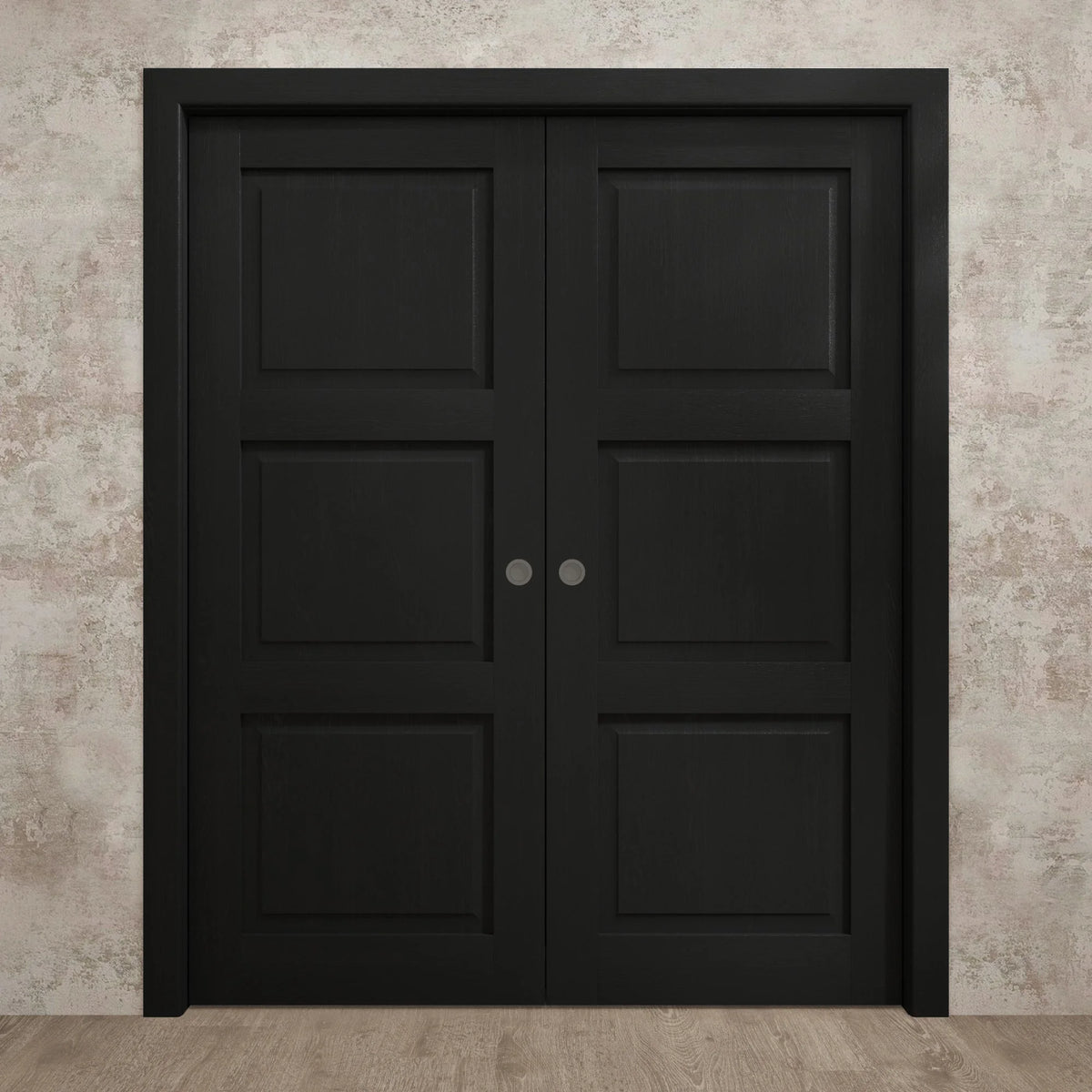 Solid Wood Double Pocket Doors 36 x 80 inches H30951