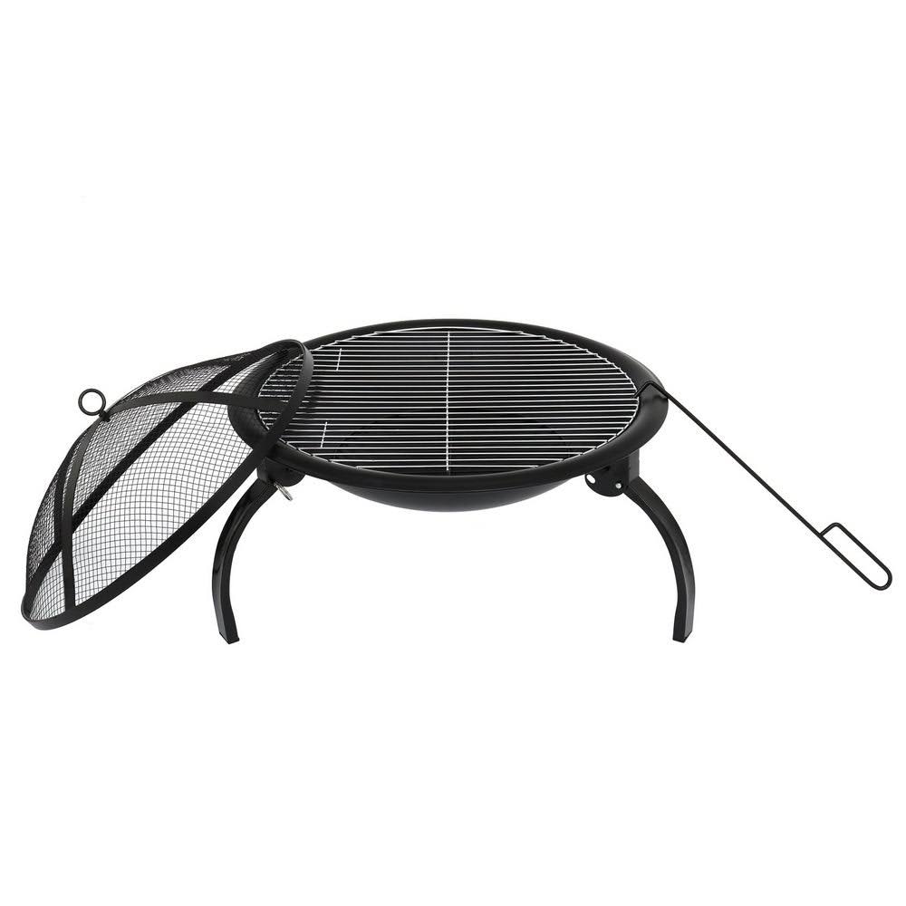 21 inch Cast Iron Charcoal Grill with Carrying Bag T9078