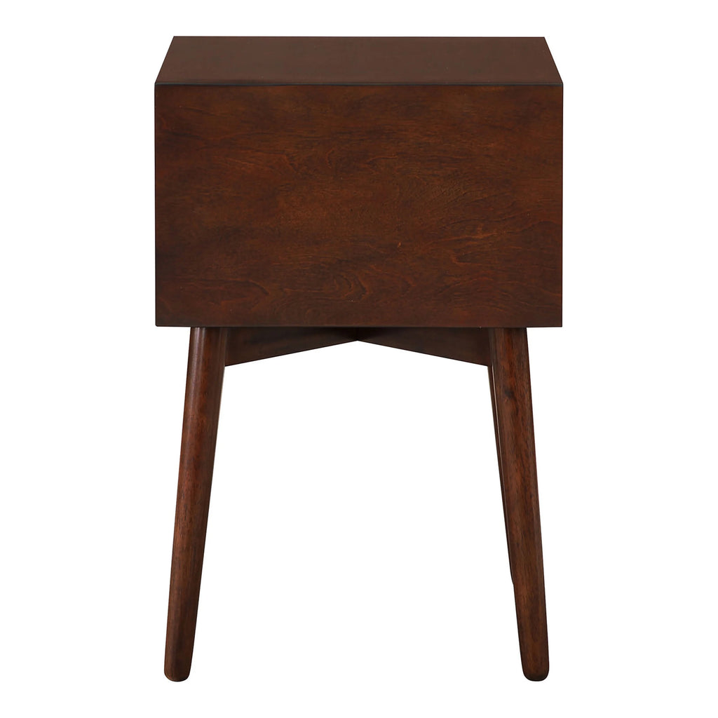 Espresso 2-Drawer Wood End Table E45969