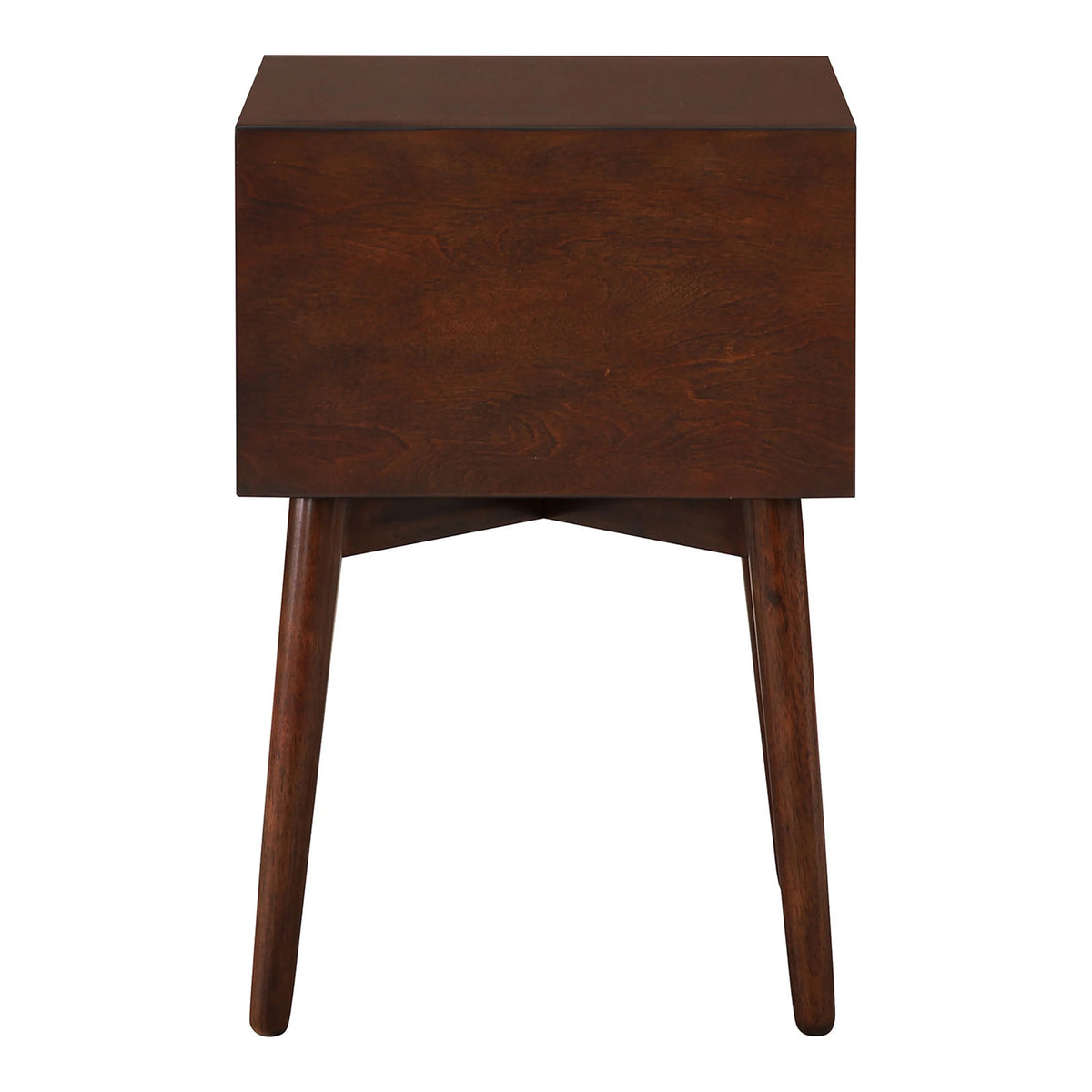 Espresso 2-Drawer Wood End Table E45969