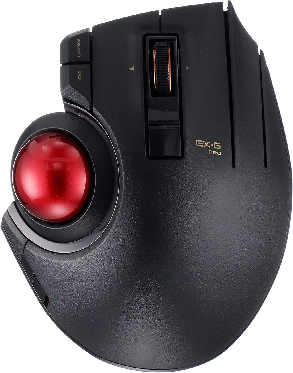 Wired Wireless Bluetooth Thumb-Operated Trackball Mouse, 8-Button, Black G455349