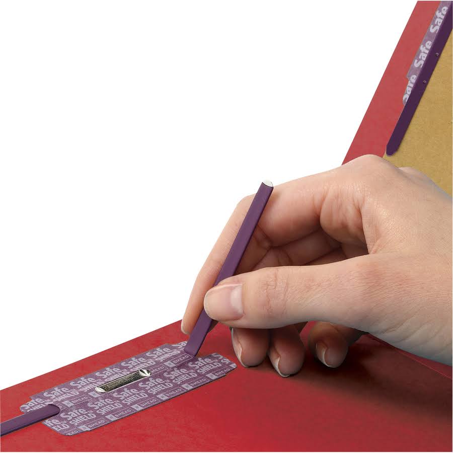 Colored Pressboard Classification Folders with Fastener A152829