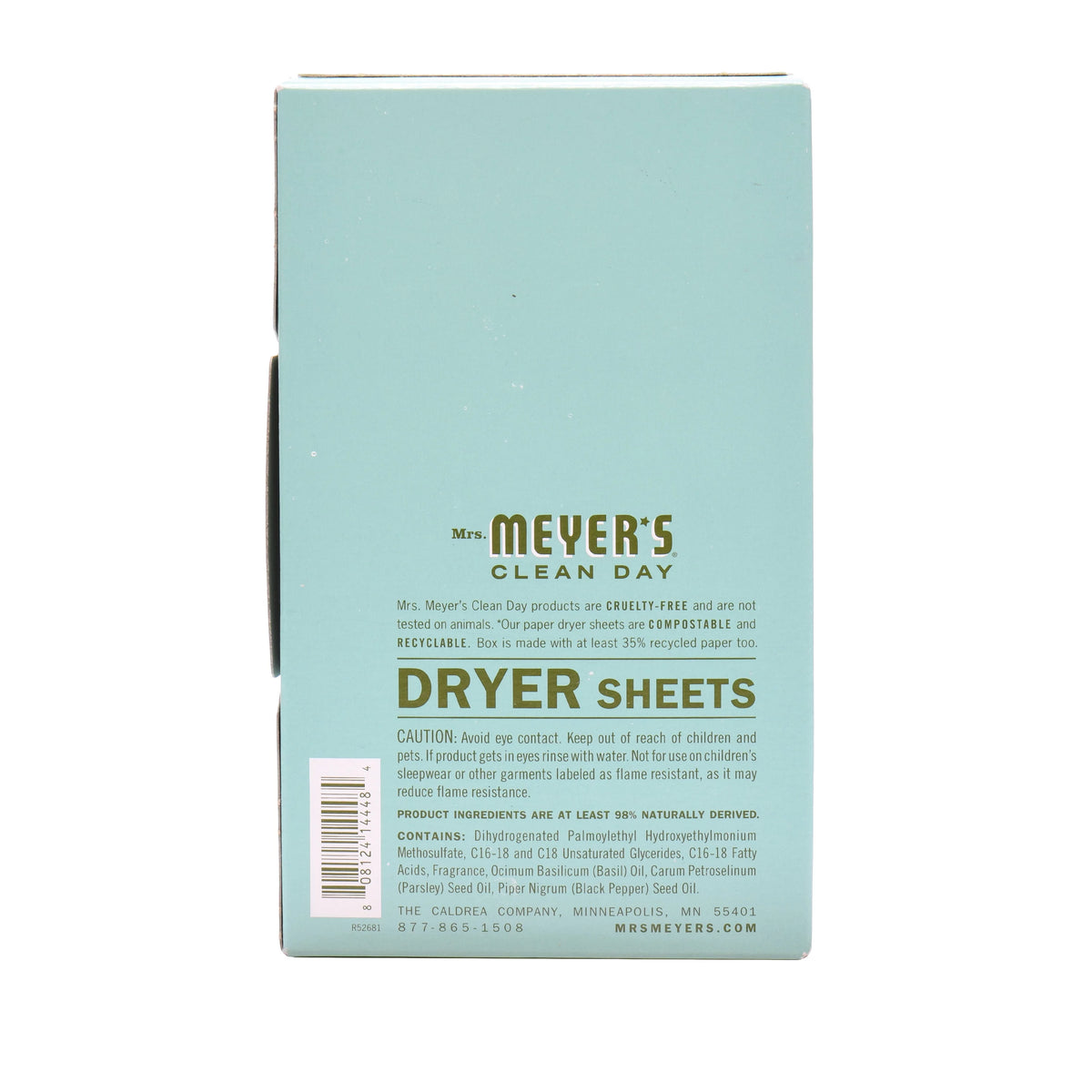 Basil Dryer Sheets 80 CT Pack of 6 X349