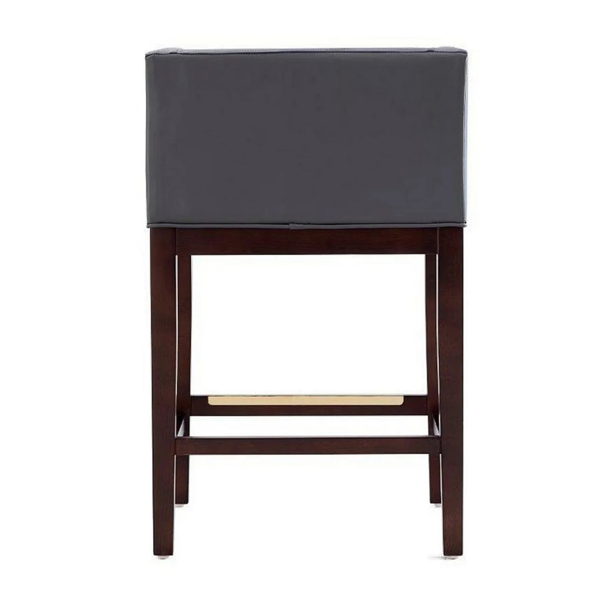 Grey and Dark Walnut Beech Wood Counter Height Bar Stool O58559