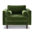 Green Velvet Chair M9337