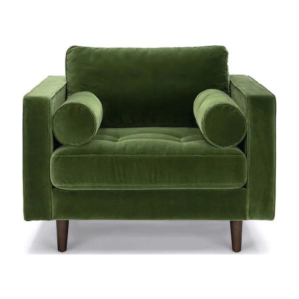 Green Velvet Chair M9337