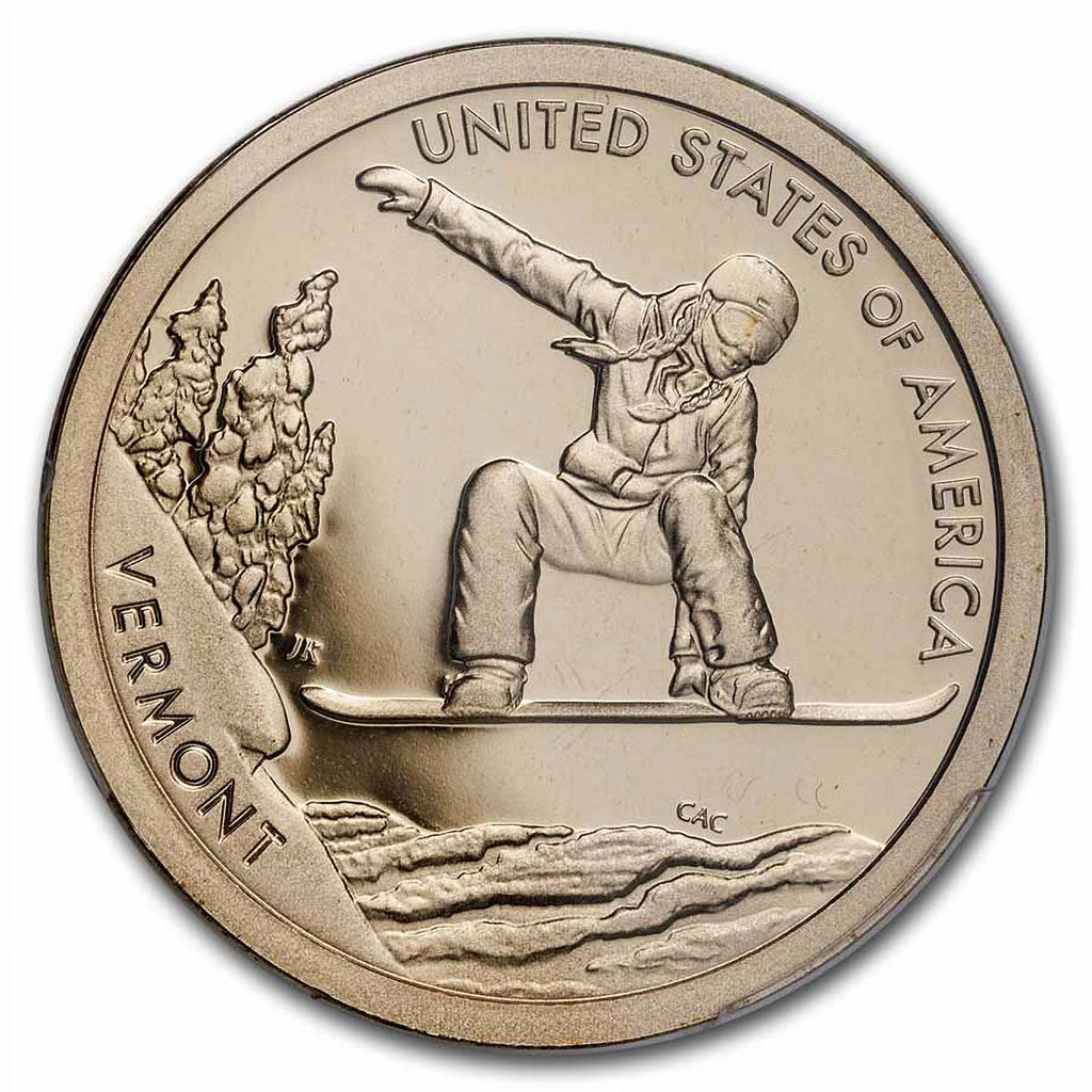 American Innovation $1 Snowboarding Coin V39870