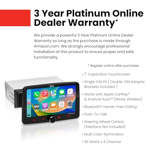 Single DIN 7 Inch Touchscreen Bluetooth Car Stereo I517111