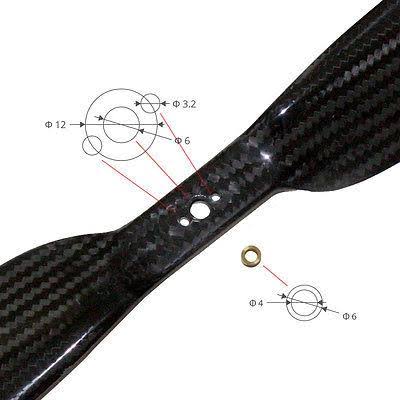 Carbon Fiber Propellers for Multicopter E828
