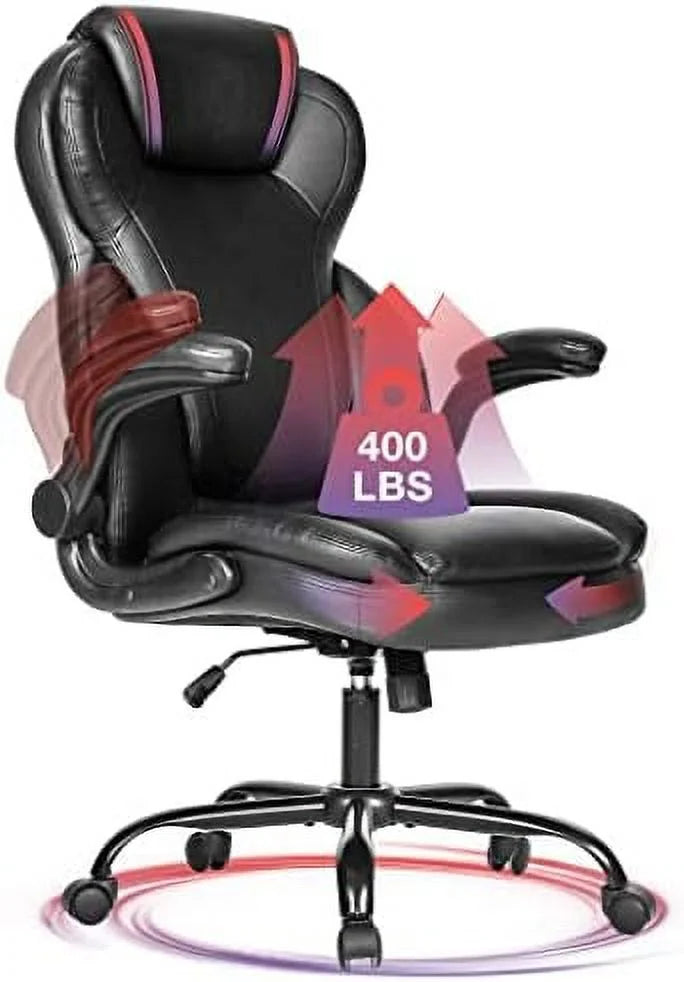 Big and Tall Fabric Office Chair 400lbs Heavy Duty Executive Desk Chair Z356909