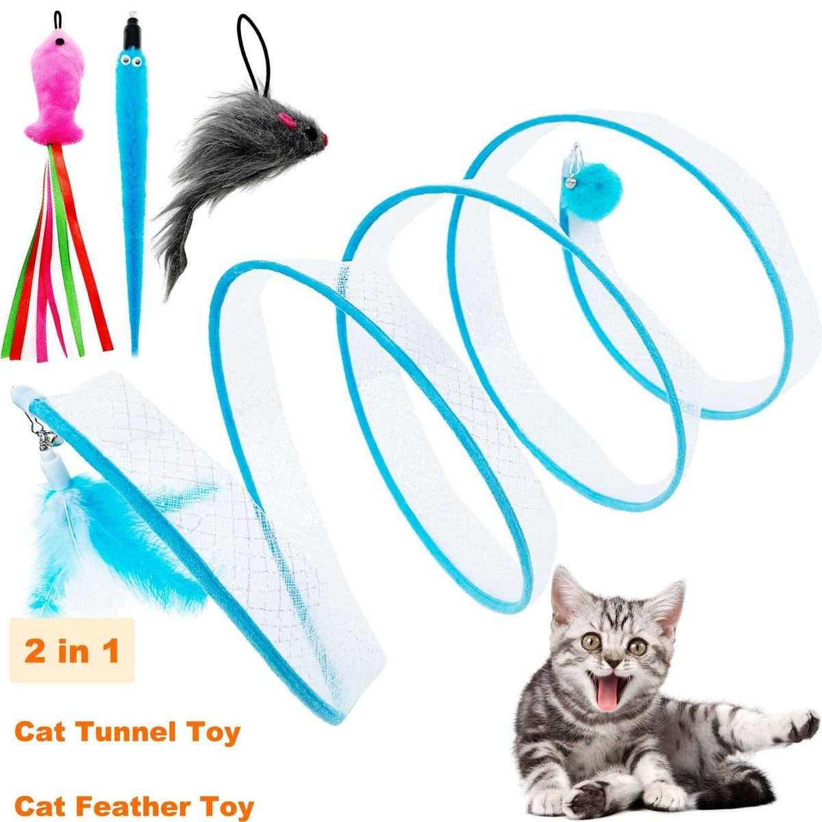 Foldable Cat Tunnel Toy V70012