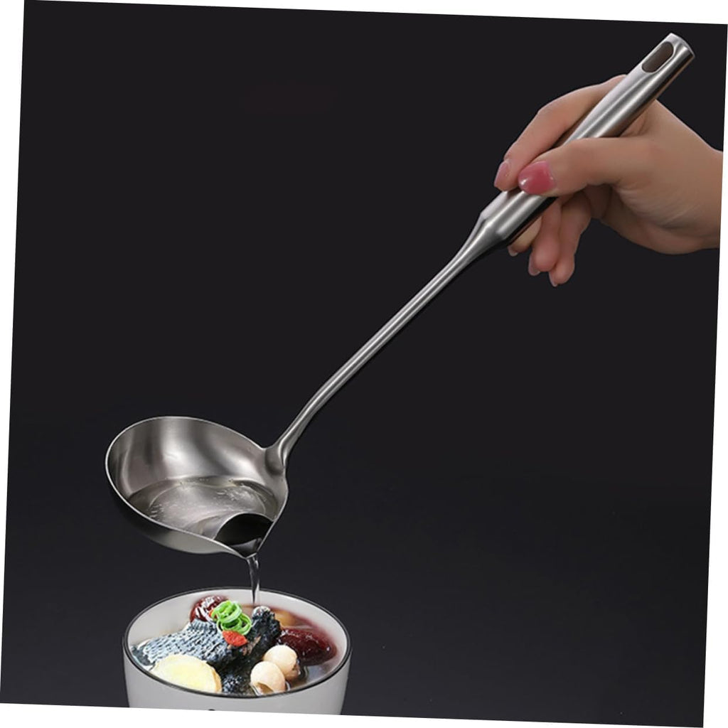 Stainless Steel Oil Separator Spoon with Fine Mesh I658