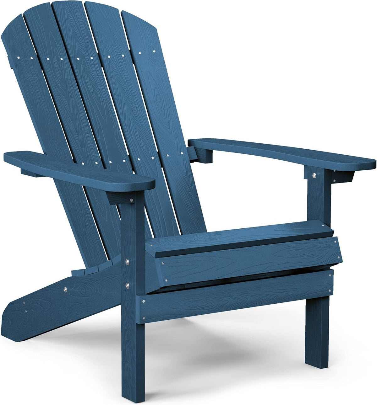Black Plastic Adirondack Chairs Set of 2 Q750409