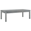 Gray Solid Acacia Wood Coffee Table B654906