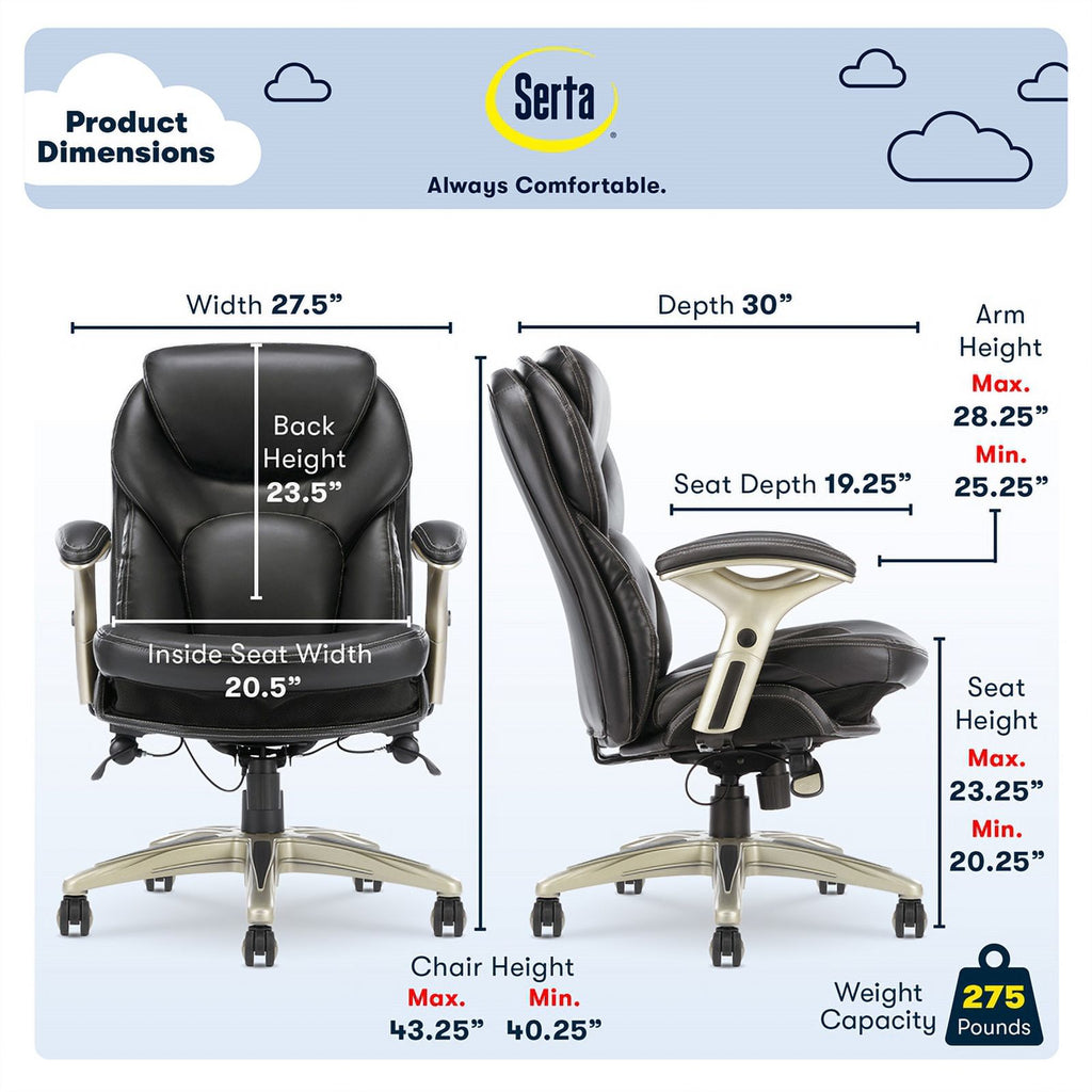 Standing Desk and Motion Office Chair X649