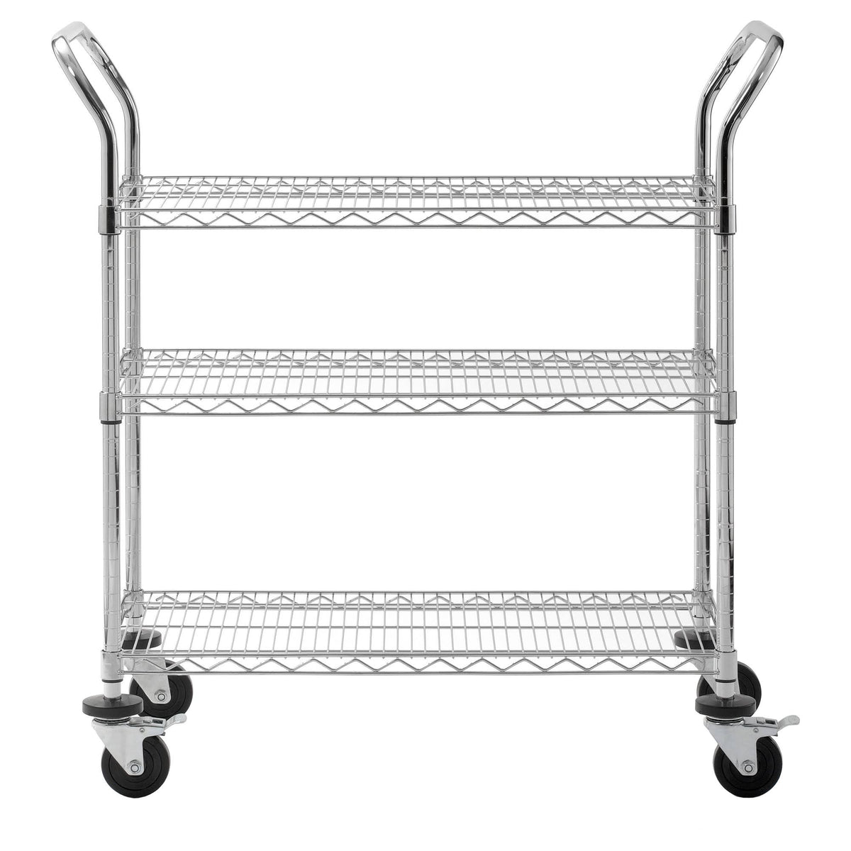Chrome Wire Shelf Cart A997