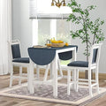 3 Piece Round Counter Height Dining Table Set with 2 Chairs H116