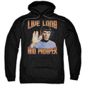 Black Pull-Over Hoodie F7876