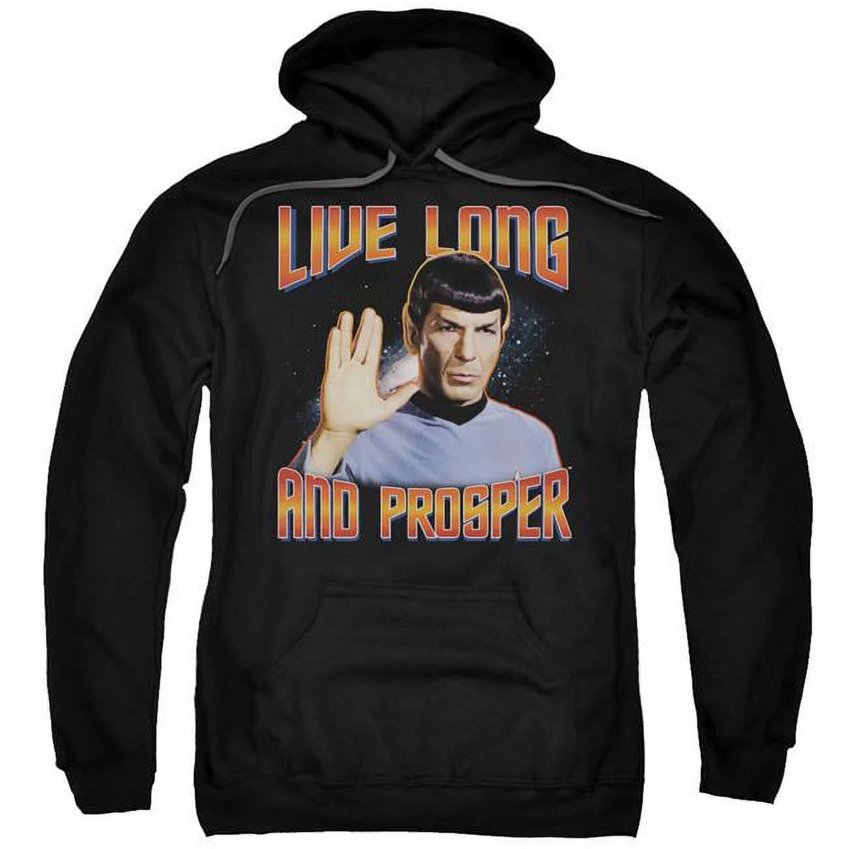 Black Pull-Over Hoodie F7876