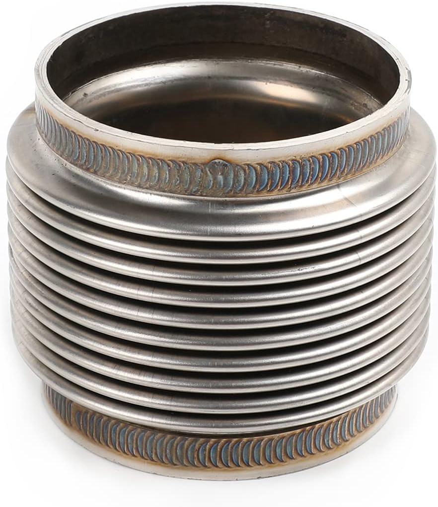 2.5" ID T304 Stainless Steel Exhaust Bellow Flex Joint Pipe Pack of 2 B4835