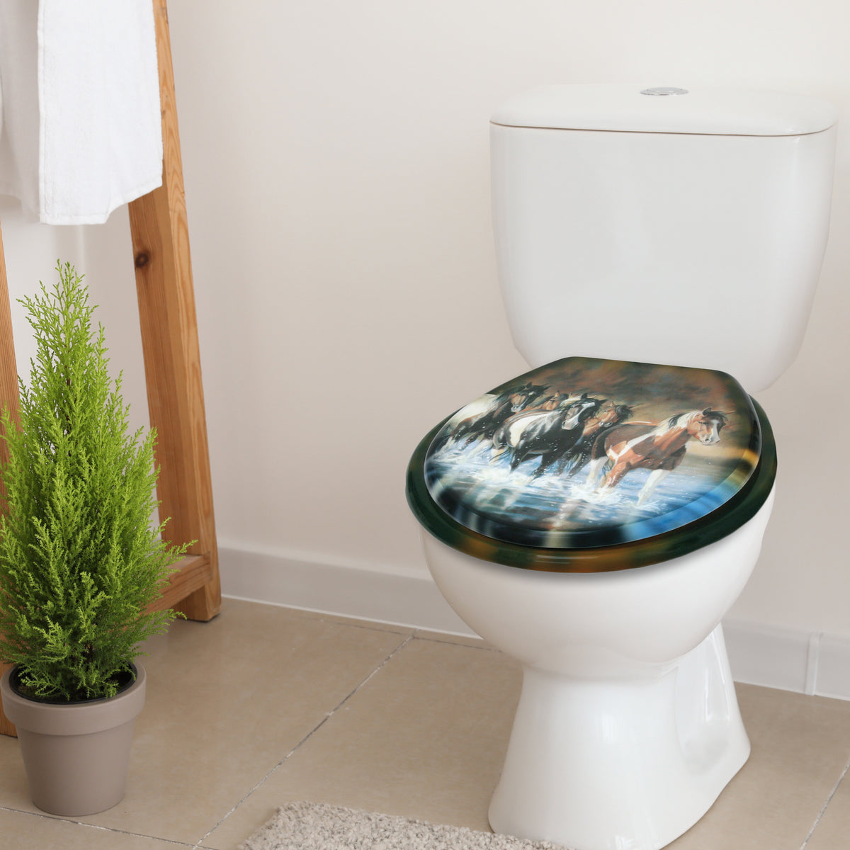 Horse Toilet Seat T359