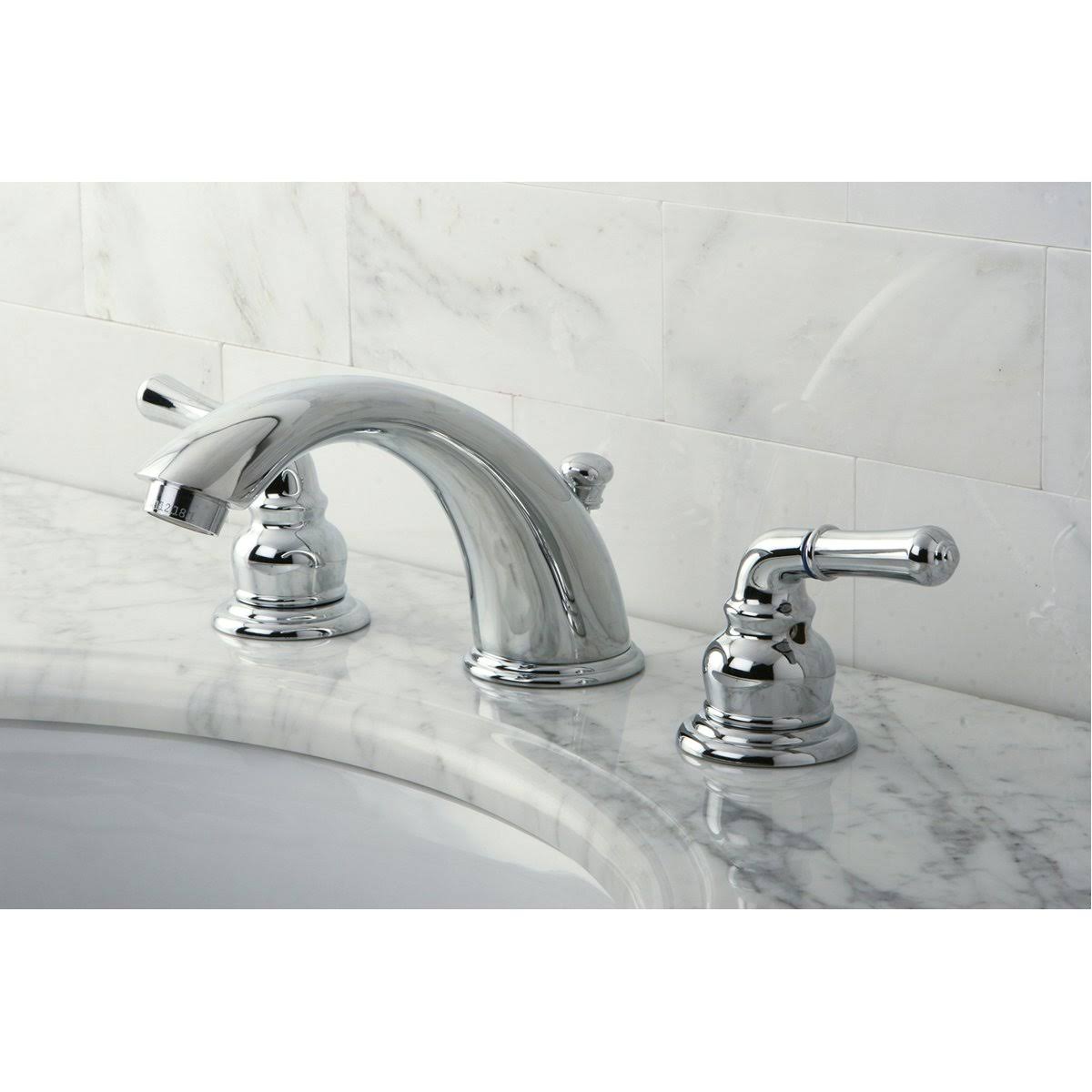 Polished Brass Widespread Lavatory Faucet W583