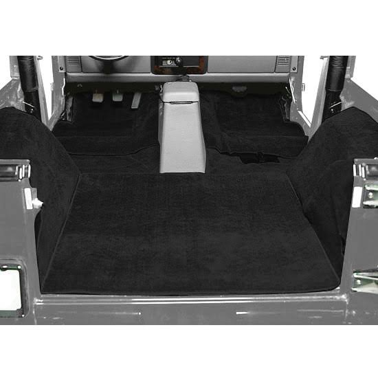 Black Deluxe Cut Pile Carpet for Wrangler TJ Y43608