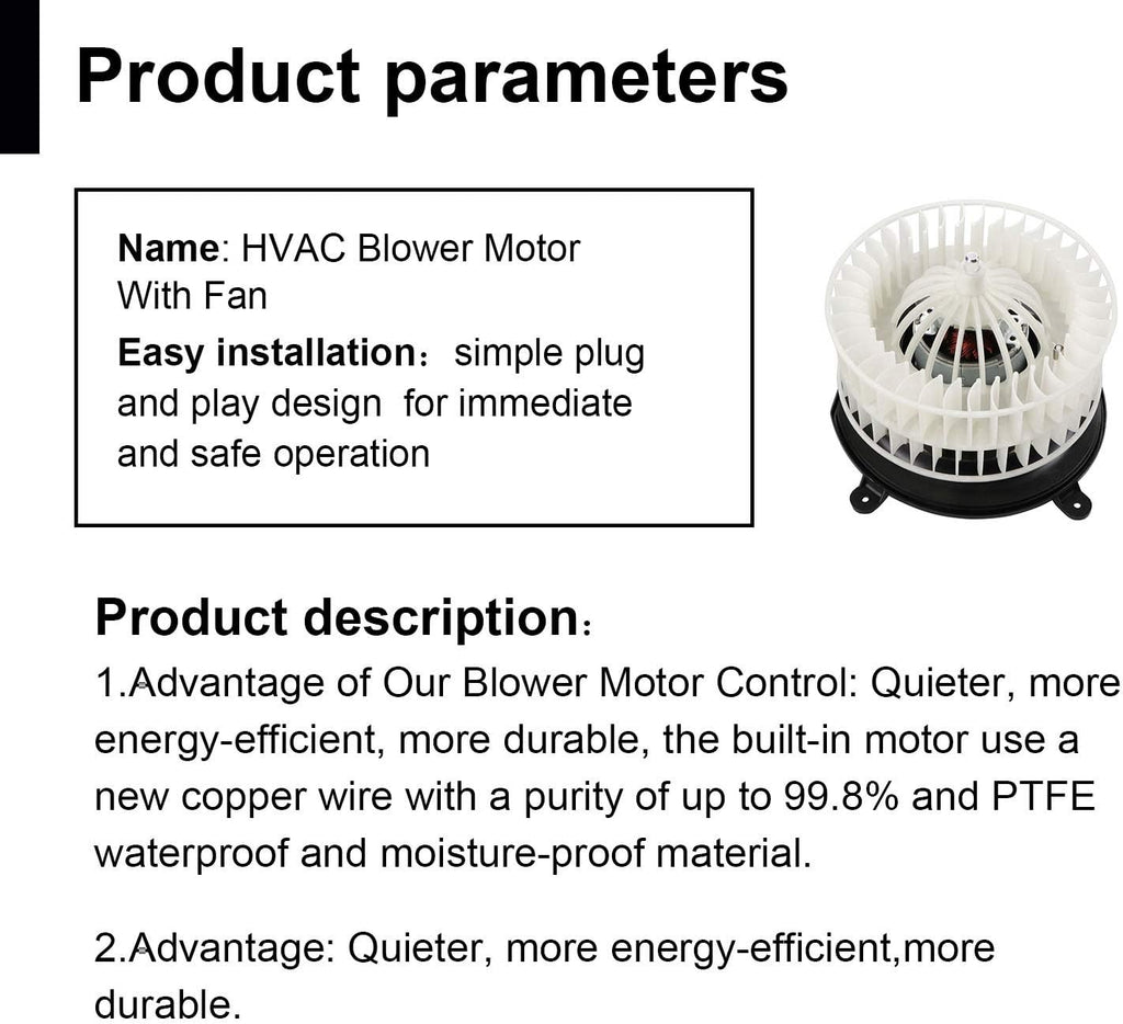 HVAC Blower Motor Fan Cage Assembly S744