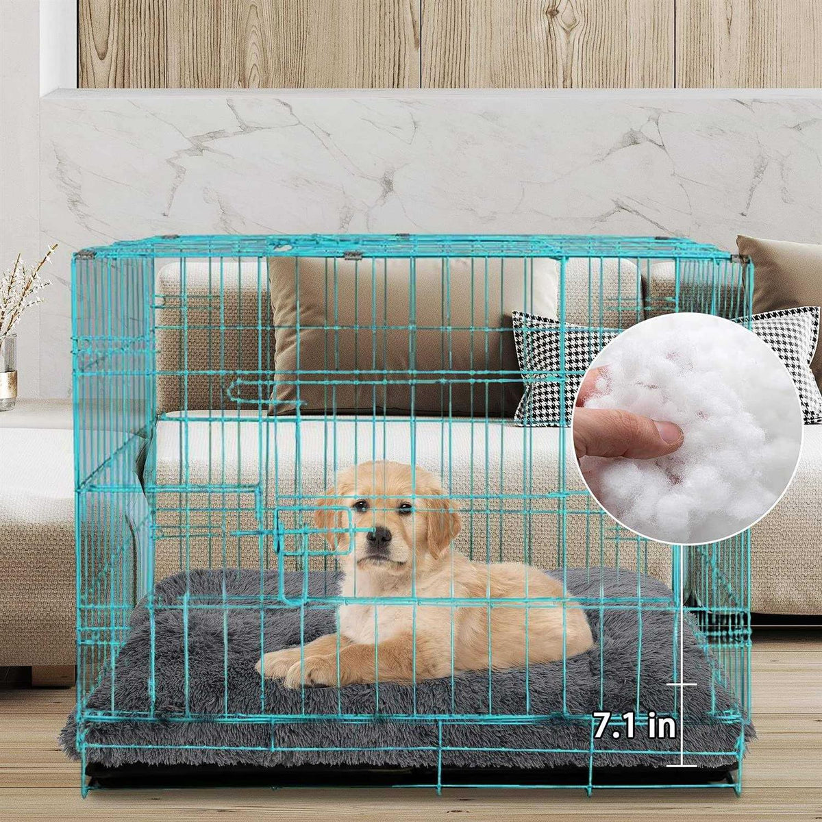 Plush Washable Anti-Slip Dog Bed D327074