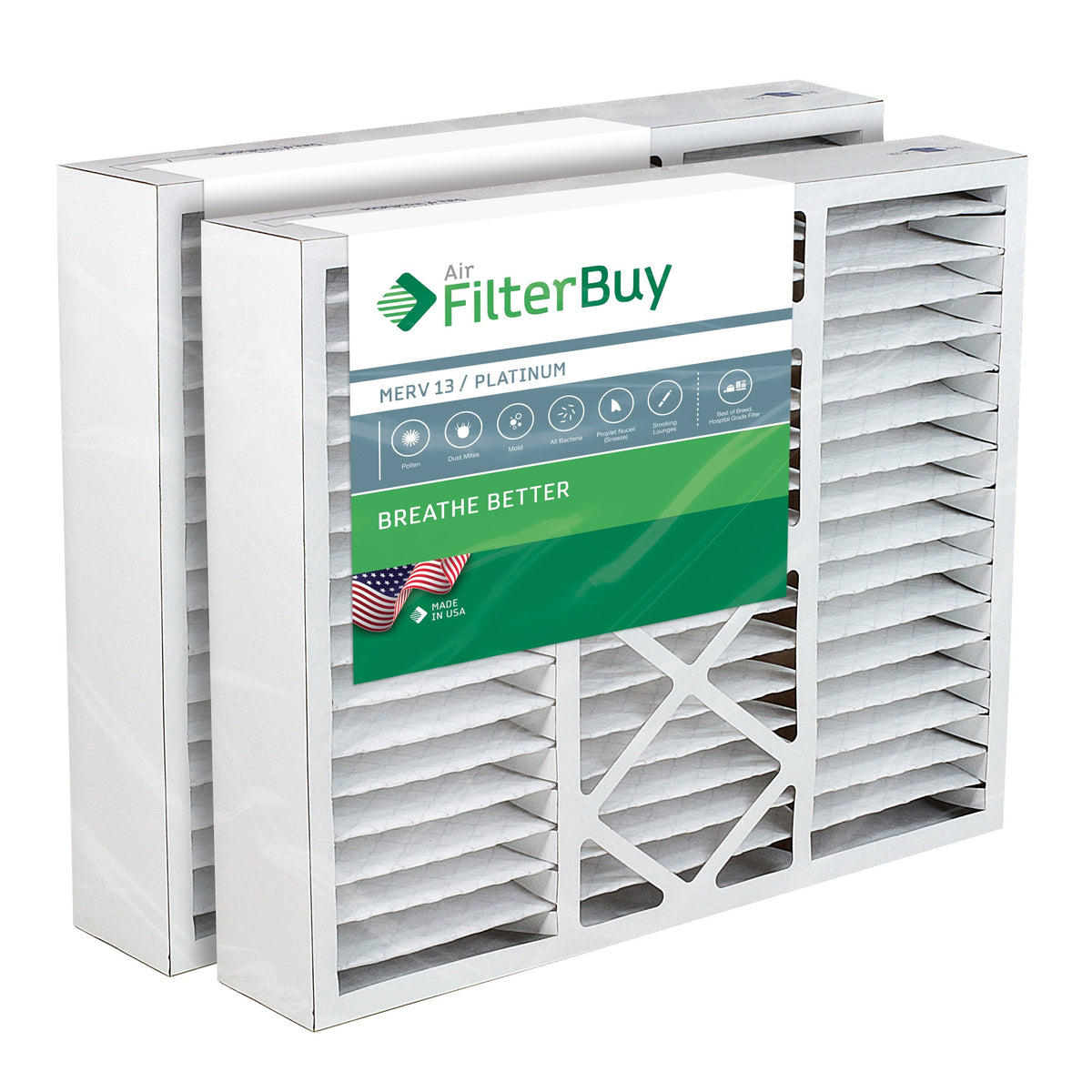 MERV 13 AC Furnace Air Filters Pack Q828