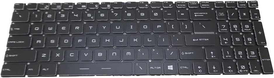 Laptop Keyboard with Crystal Keycap and Backlit H602806