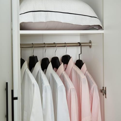 White 4 Door Wood Armoire Wardrobe with 2 Hanging Rods and 2 Drawers U8458